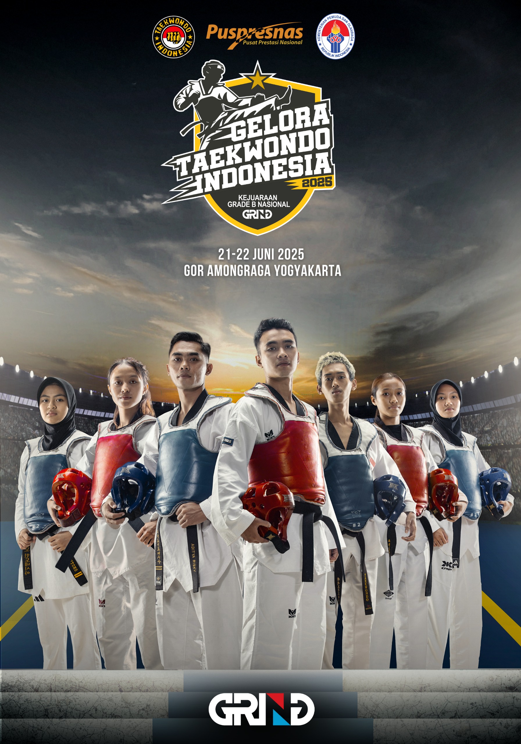 Panggung Juara Taekwondo Indonesia Taekwondo Indonesia Dojang Andromeda Klaten